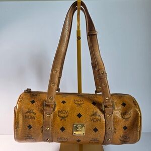 MCM Essential Barrel Bag